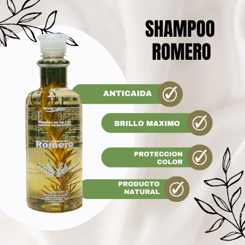 Shampoo de Romero X 500ml + Tratamiento Romero X 90ml (Precio Especial)