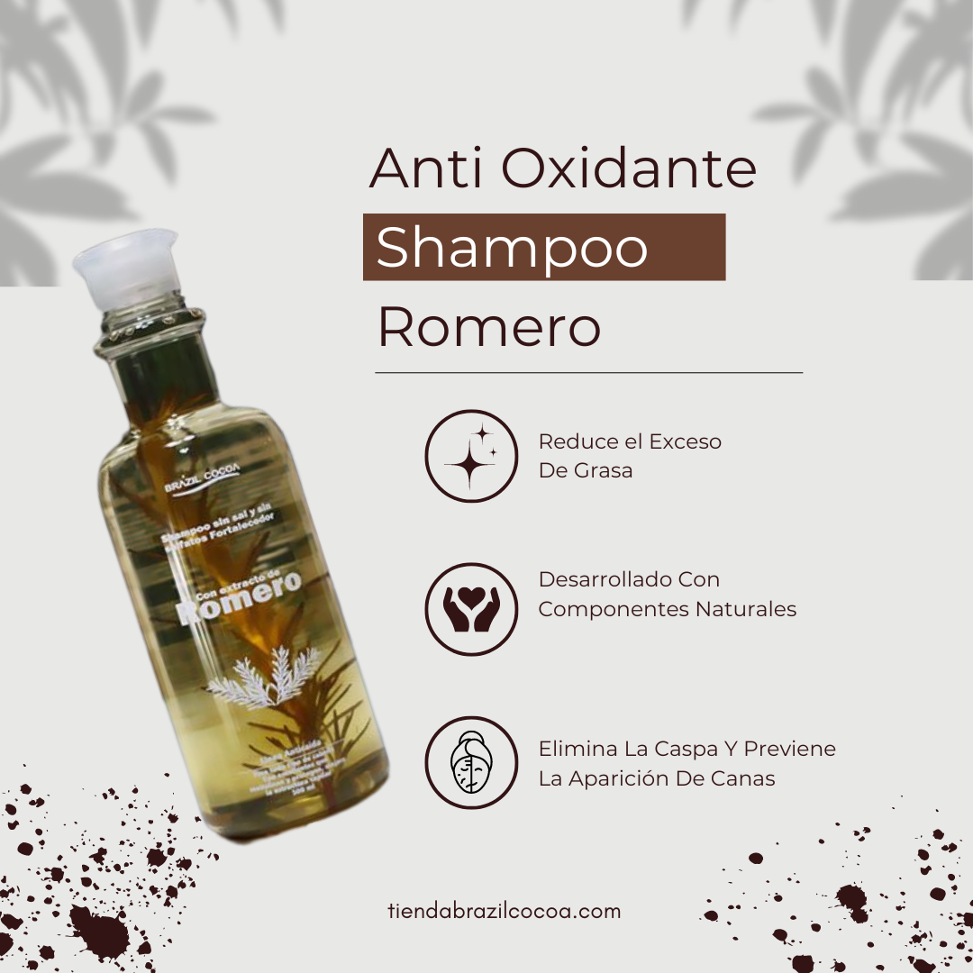 Shampoo de Romero X 500ml + Tratamiento Romero X 90ml (Precio Especial)