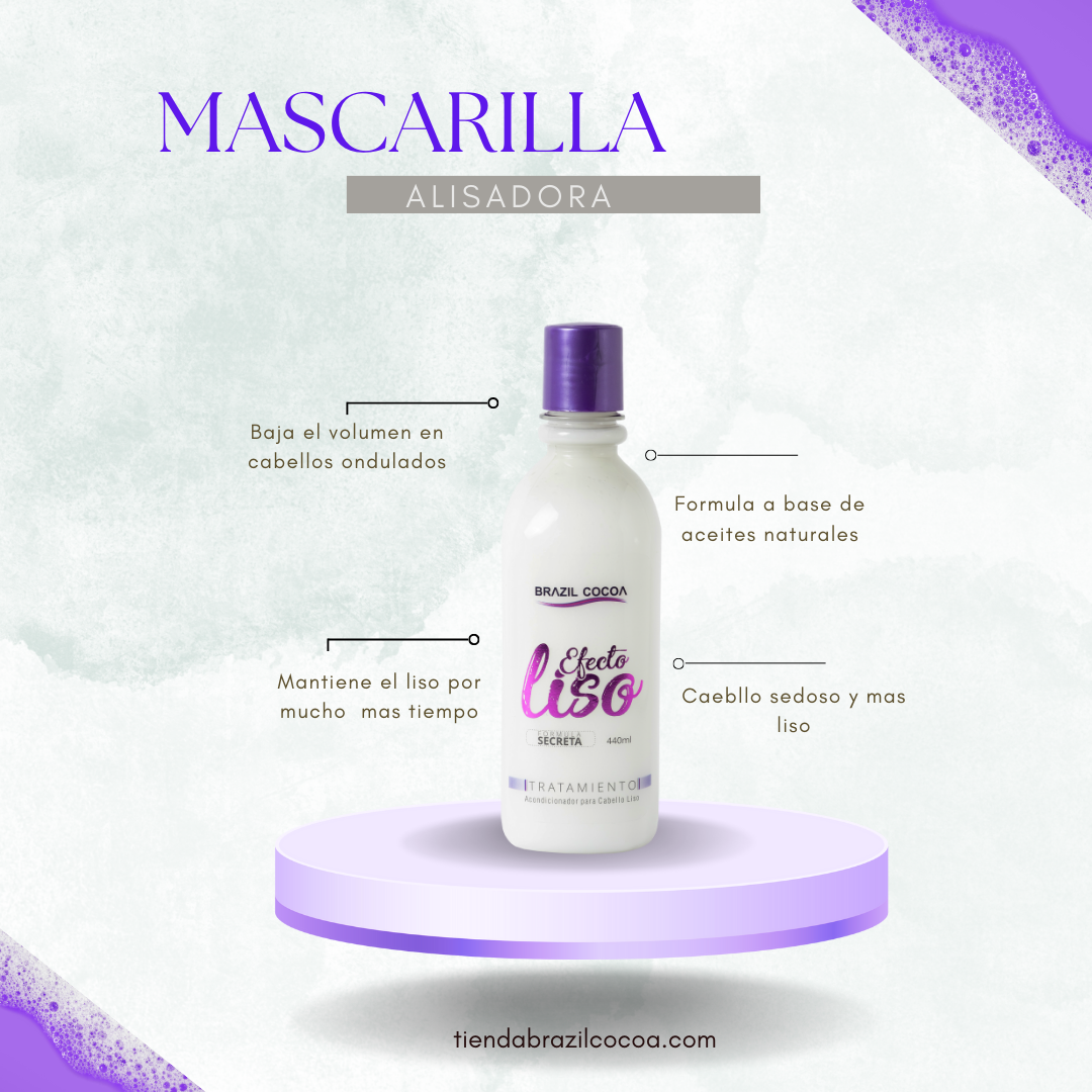 TRARAMIENTO EFECTO LISO X440 (Para el cuidado de la keratina) 🧴