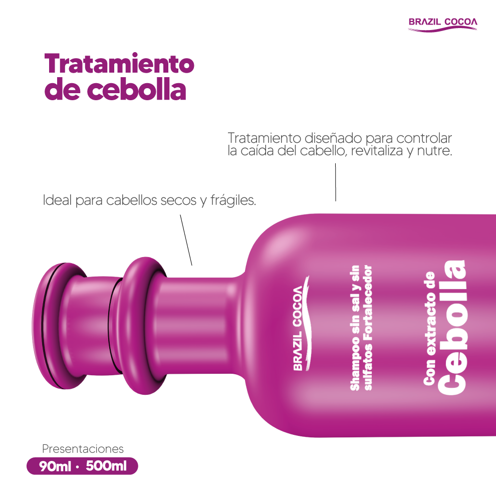 TRATAMIENTO HIDRATACION Y CRECIMIENTO CAPILAR CEBOLLA X500ML