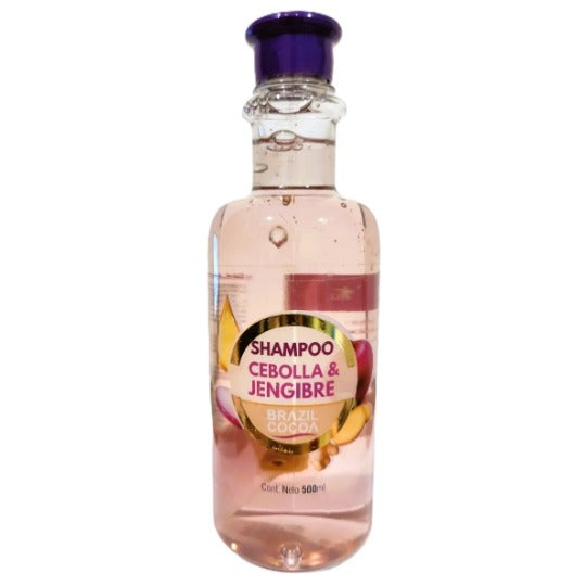 SHAMPOO DE CEBOLLA Y JENGIBRE X500ML (Estimula el crecimiento capilar)