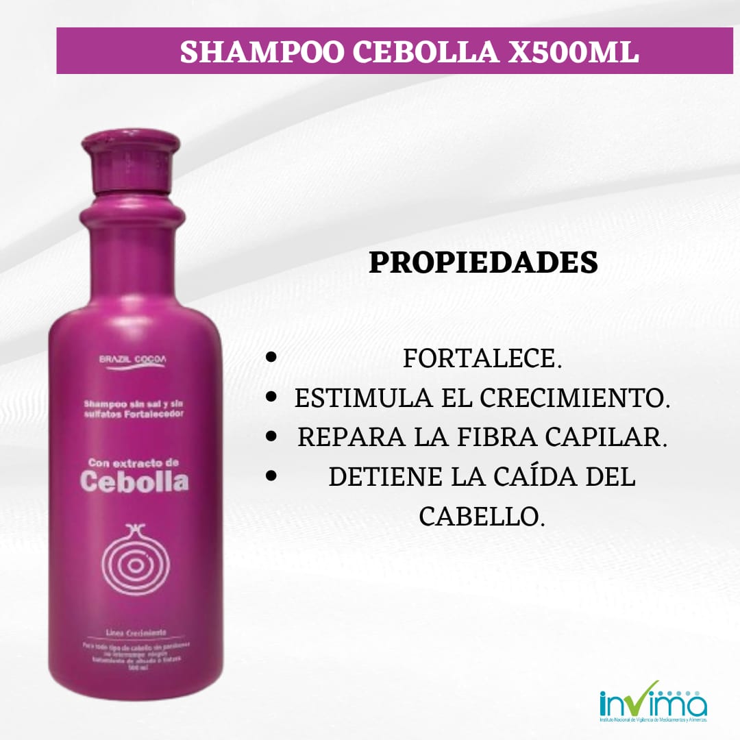 KIT SH CEBOLLA 500ML + MASK - HAIR 500ML (GRATIS Booster potencializador)