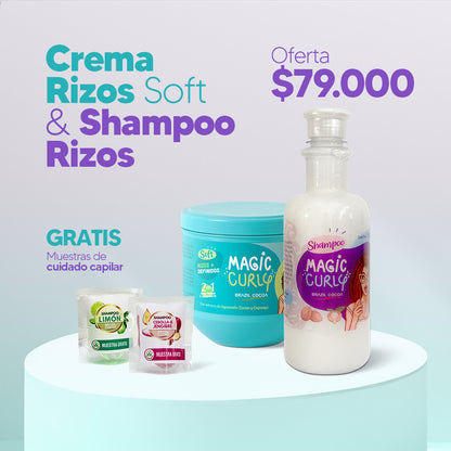 KIT CURLY SHAMPOO + CREMA RIZOS x500ml