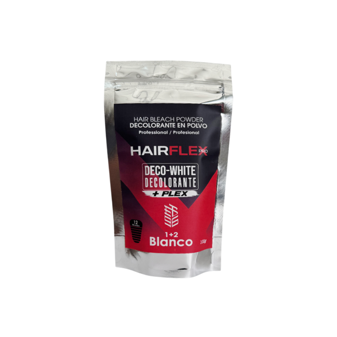 DECO- WHITE DECOLORANTE HAIRFLEX (12 Tonos)