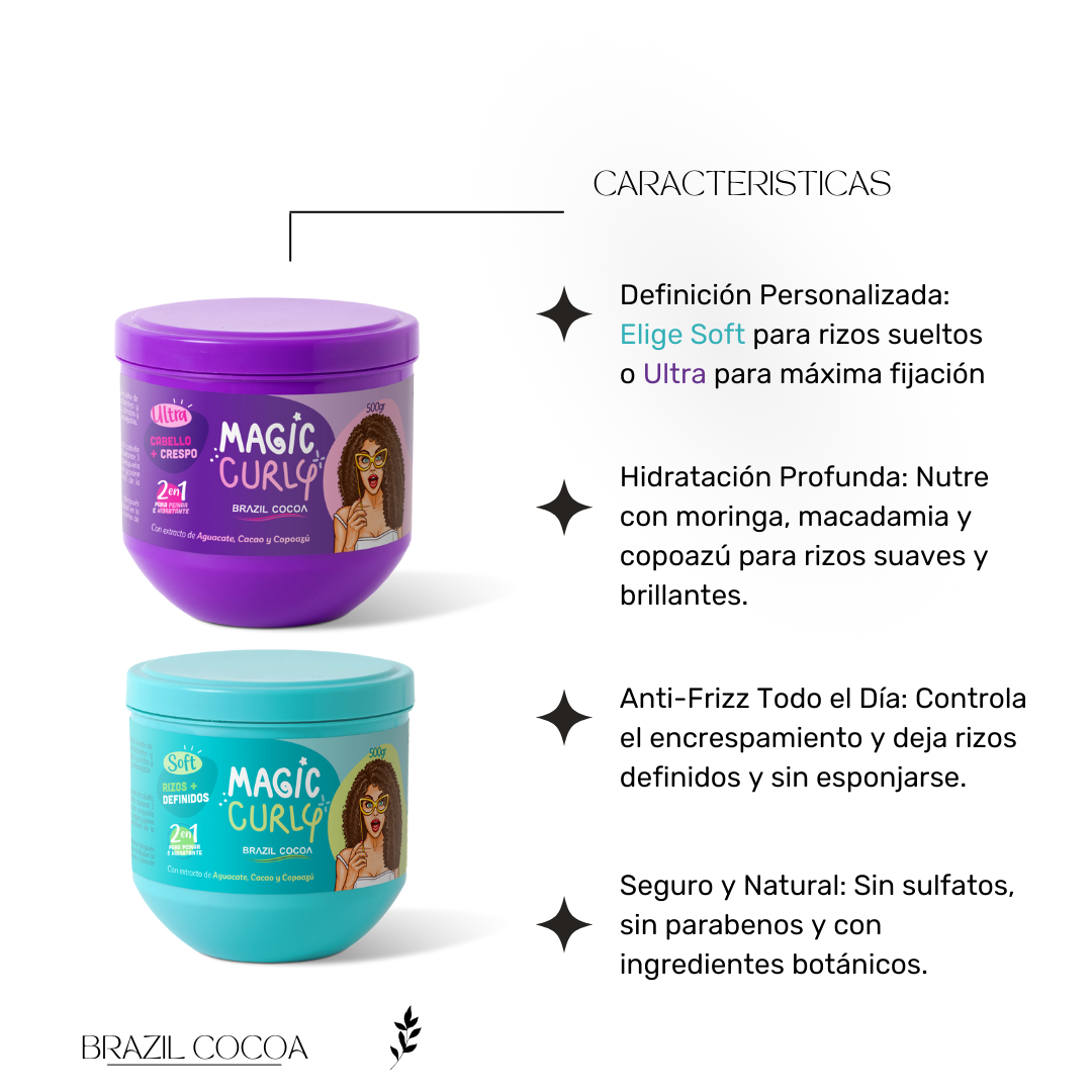 KIT CURLY SHAMPOO + CREMA RIZOS x500ml