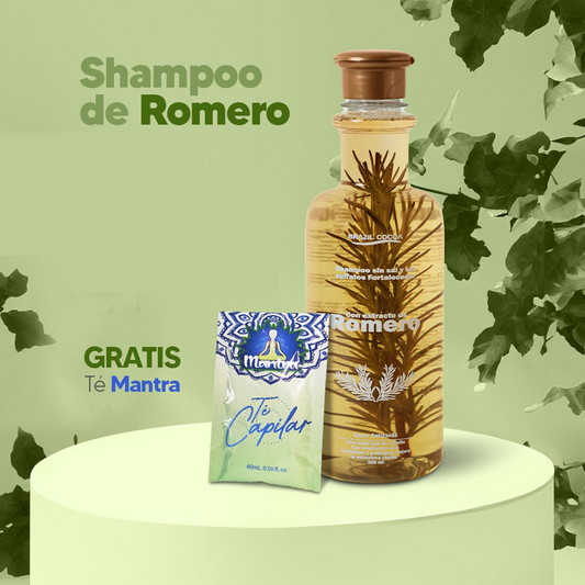 SHAMPOO CRECIMIENTO CAPILAR DE ROMERO X 500ML