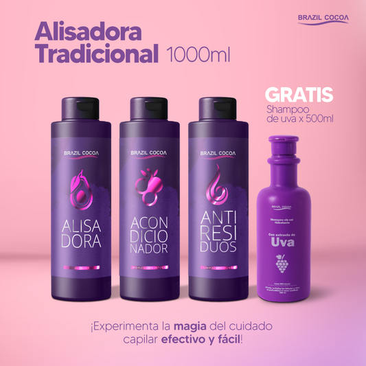 Kit Keratina X 1000ml (Tradicional)