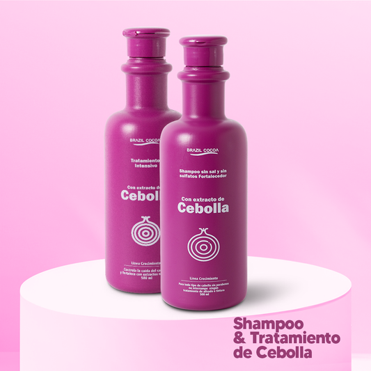 Kit Cebolla X 500ML (Shampoo + Tratamiento- Crecimiento)