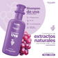 Shampoo de uva x500ml (Hidratante)