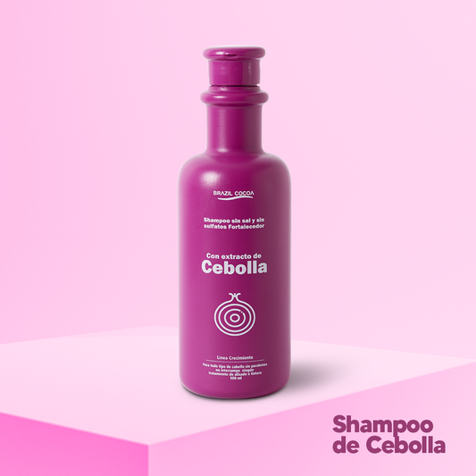Shampoo Cebolla X 500ml (Estimula el Crecimiento Capilar y Detiene la Caída)