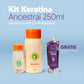KERATINA ORGANICA 250ML SOLO PASO 2  + SHAMPOO 60ML (Alcanza de 2 a 4 alisados)