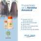 KERATINA ORGANICA 250ML SOLO PASO 2  + SHAMPOO 60ML (Alcanza de 2 a 4 alisados)