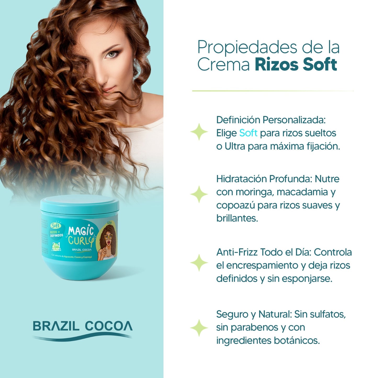 Crema Rizos Soft X 500ml Rizos Sueltos